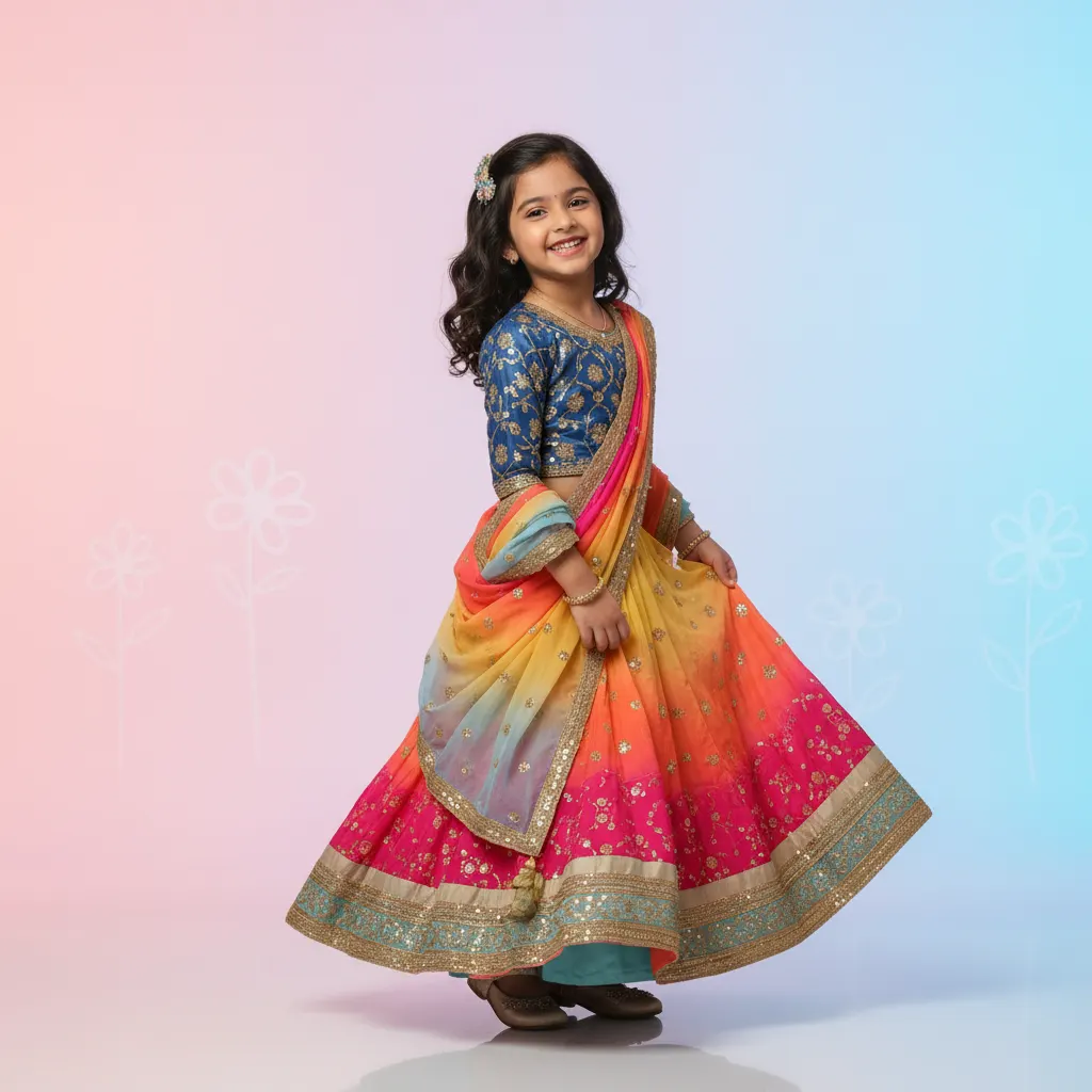 Professional studio photo of children's garment